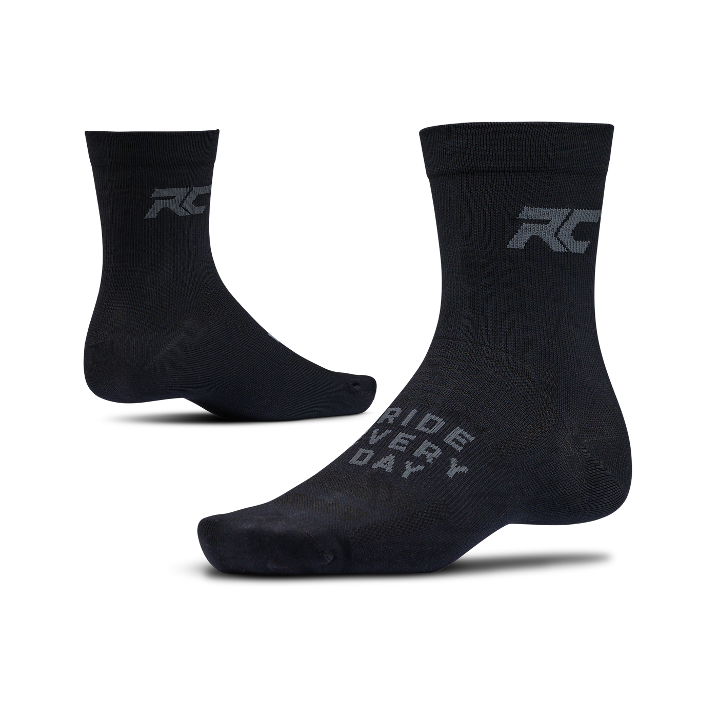 Ride Concepts Core Synthetic 6" Socks - Black