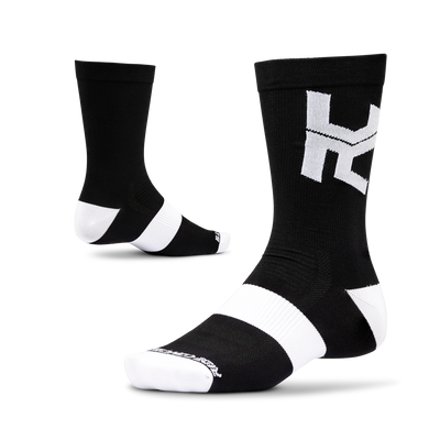 Ride Concepts Sidekick MTB Sock - Synthetic 8" - Black