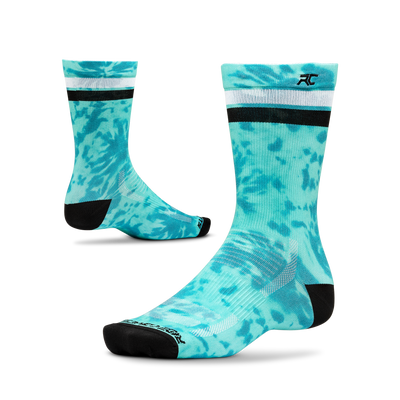 Ride Concepts Alibi Youth MTB Sock - Synthetic 8" - Blue