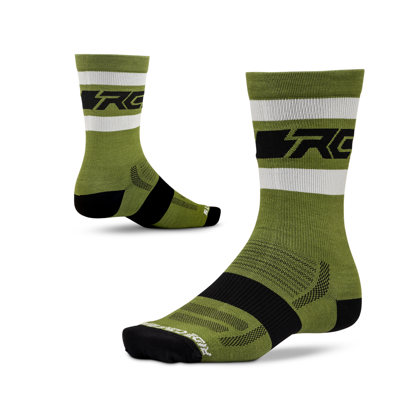 Ride Concepts Fifty/Fifty MTB Sock - Wool 8" - Olive