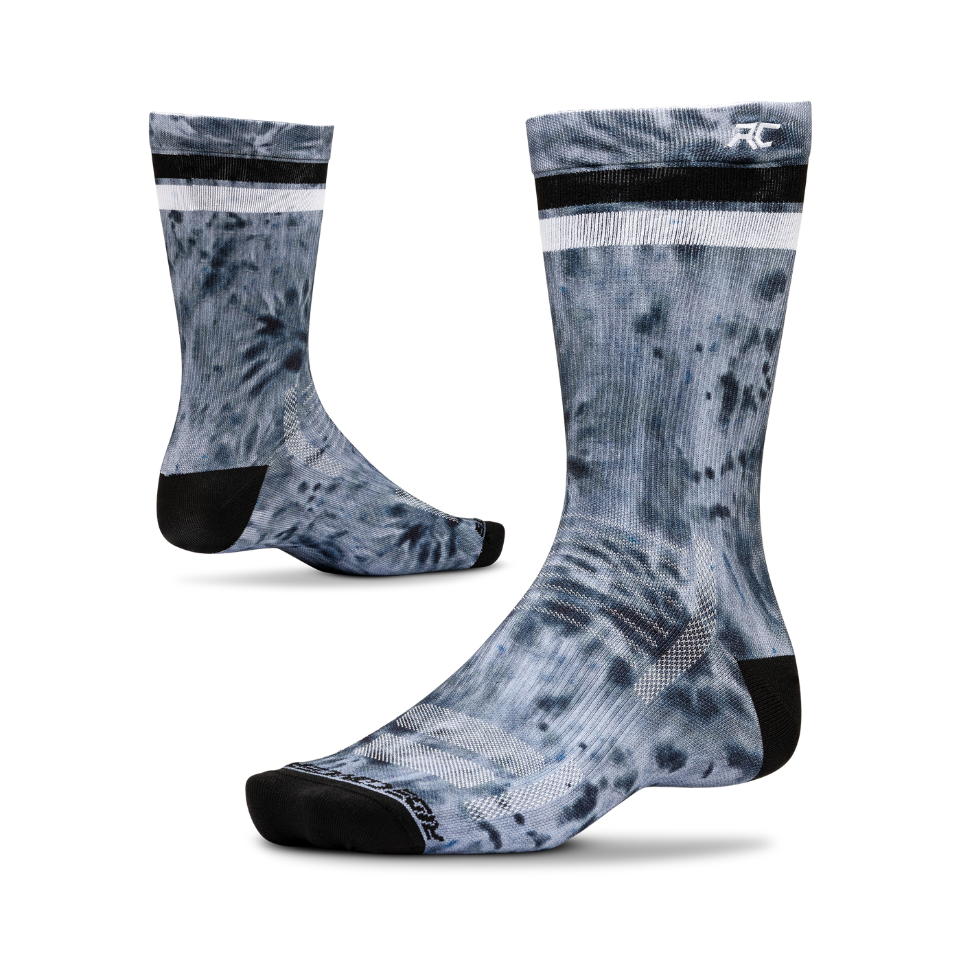 Ride Concepts Alibi Youth MTB Sock - Synthetic 8" - Charcoal 
