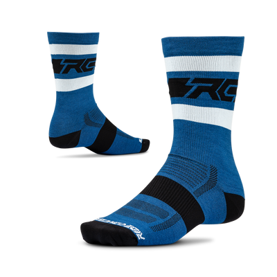 Ride Concepts Fifty/Fifty MTB Sock - Wool 8" - Midnight Blue