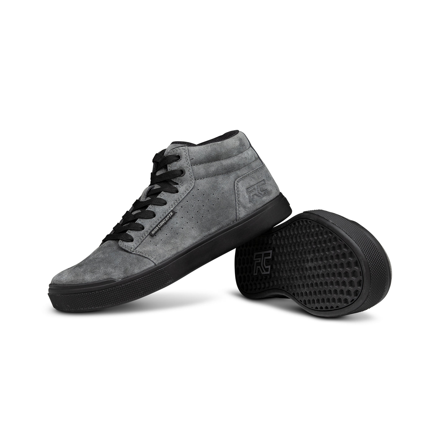 Ride Concepts Men's Vice Mid MTB Shoe - Charcoal and Black