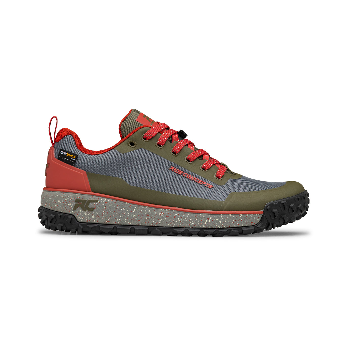 Ride Concepts Men's Tallac MTB Shoe - Charcoal and Oxblood